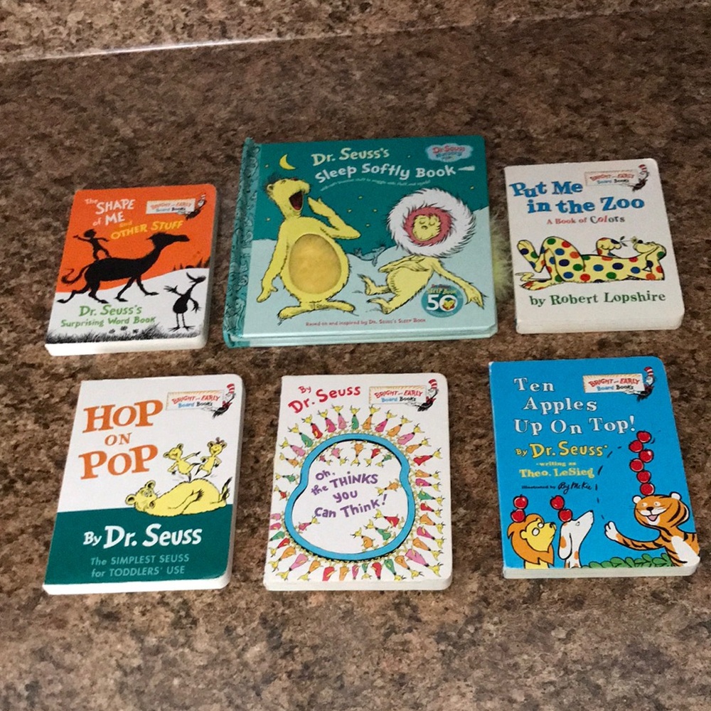 DR SEUSS Bright Early  Board Books / Lot Of 6